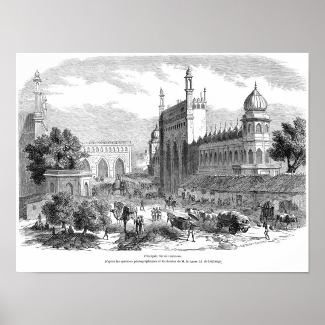 Vintage Book Illustration Poster (Front)