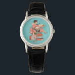 Vintage Book Lover Reading Illustration Watch<br><div class="desc">A timeless vintage-inspired illustration celebrating the love of reading and books. Featuring a charming reader immersed in a good book, this design is perfect for book lovers, readers, librarians, teachers, students, and bibliophiles of all kinds. Ideal for everyday use or thoughtful gifting, this classic literary artwork adds cozy, bookish style...</div>