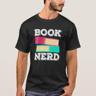 Vintage Book Nerd Reader Bookworm Reading Books T-Shirt