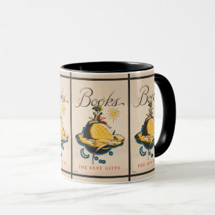 Vintage Book Reading  Mug