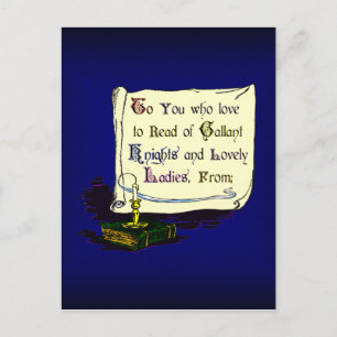 Vintage Bookplate Reader Presentation Card