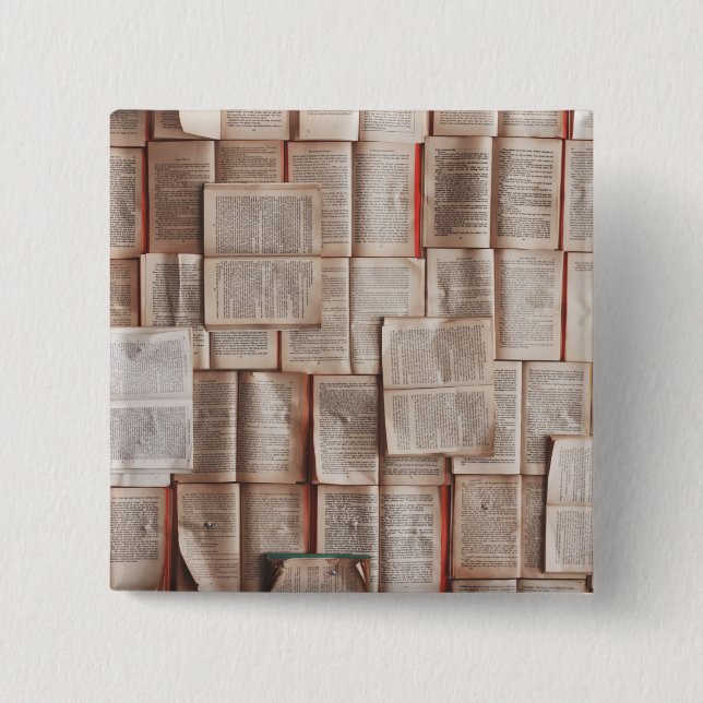Vintage Books 15 Cm Square Badge (Front)