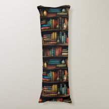 Vintage Books on Bookshelf Pattern