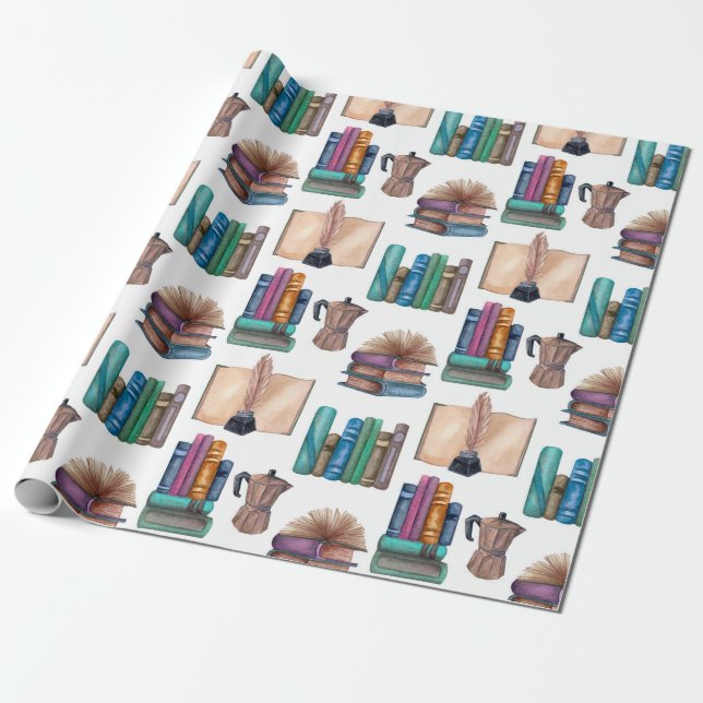 Vintage Books  Wrapping Paper (Unrolled)