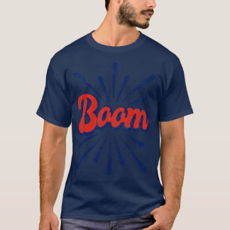 Vintage Boom Firecracker 4th of July USA Independe T-Shirt