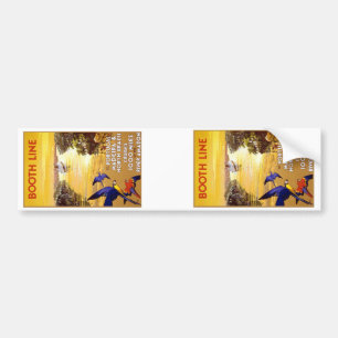Vintage Booth Line Amazon Bumper Sticker