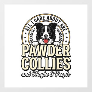 Vintage Border Collie Dog Lover Funny Shirt Design