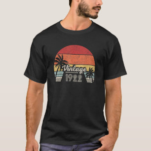Vintage Born In 1922 100th Birthday 100 Years Ol T-Shirt