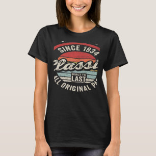 Vintage Born In 1934 88th Birthday 88 Years Old 1 T-Shirt