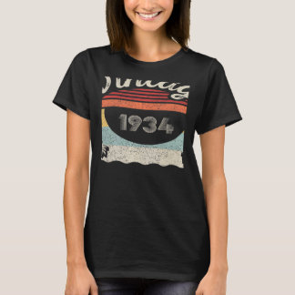 Vintage Born In 1934 88th Birthday 88 Years Old 2 T-Shirt