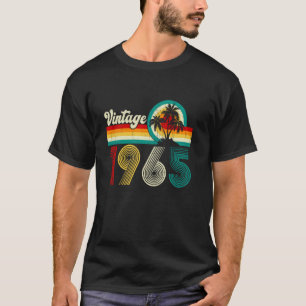 Vintage Born In 1965 Retro 60th Birthday Gifts 60 T-Shirt