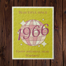 Vintage born in 1966 59th 60th birthday