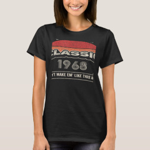 Vintage Born In 1968  54th Birthday  54 Years Old T-Shirt