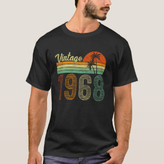Vintage Born in 1968 Years Old 58th Birthday Gifts T-Shirt