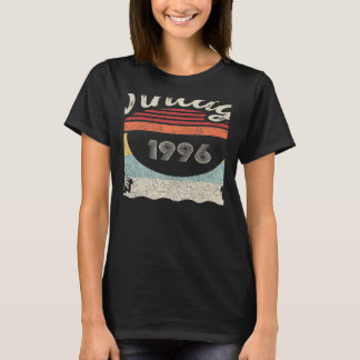 Vintage Born In 1996 26th Birthday 26 Years Old T-Shirt
