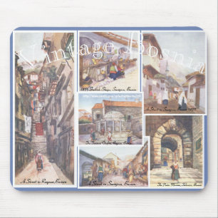 "Vintage Bosnia" Mouse Pad