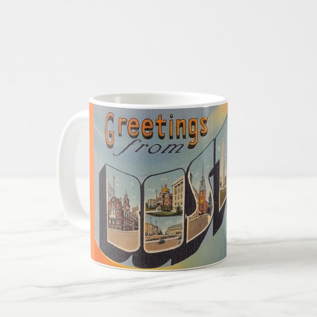 Vintage Boston MA Mug (Front Left)