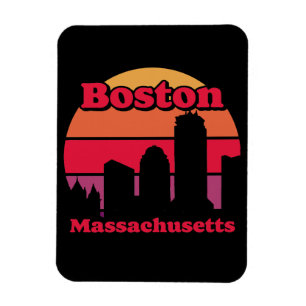 Vintage Boston Massachusetts Magnet
