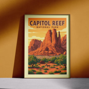 Vintage Boston Massachusetts Poster