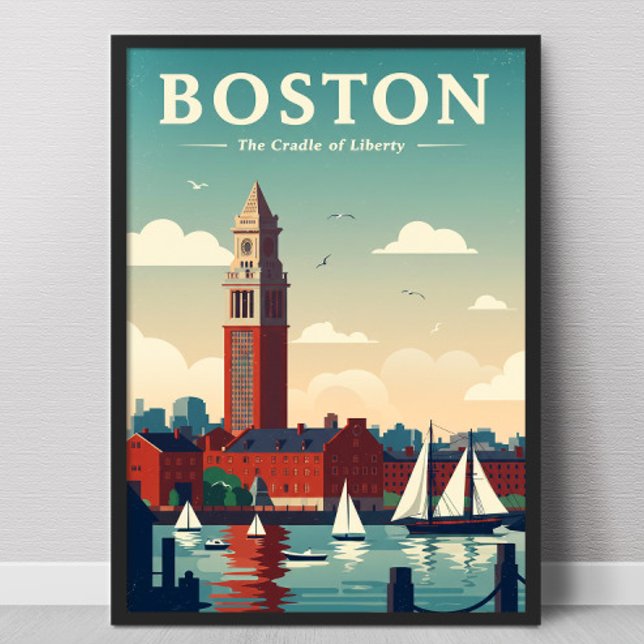 Vintage Boston Poster (Creator Uploaded)