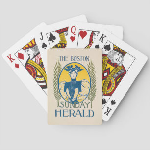 Vintage Boston Sunday Herald Playing Cards