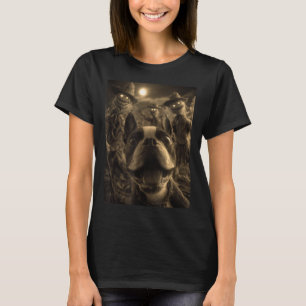 Vintage Boston Terrier Selfie Soky Ecrows Hallowee T-Shirt