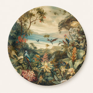 Vintage Botanical Art   Luxury Designer Paper Plate
