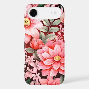 Vintage Botanical Blooming Flower Garden