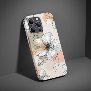 Vintage Botanical Boho Minimalist Aesthetic Plant iPhone 14 Case