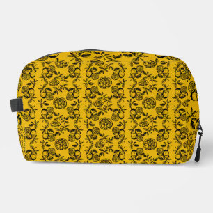 Vintage Botanical Citrus Fruit Print Dopp Kit