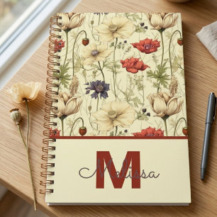 Vintage Botanical Cottagecore Stationery Planner