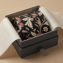 Vintage Botanical Dark Background