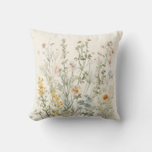 Vintage Botanical Elegance: Wildflowers & Herbs
