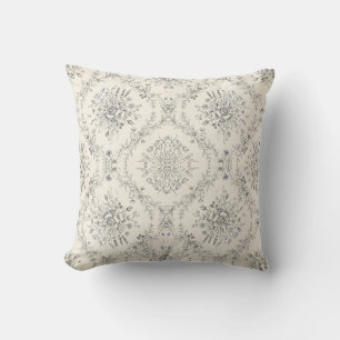 Vintage Botanical Floral Garden Pattern Cushion