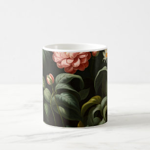 Vintage Botanical Floral Garden Still Life Coffee Mug