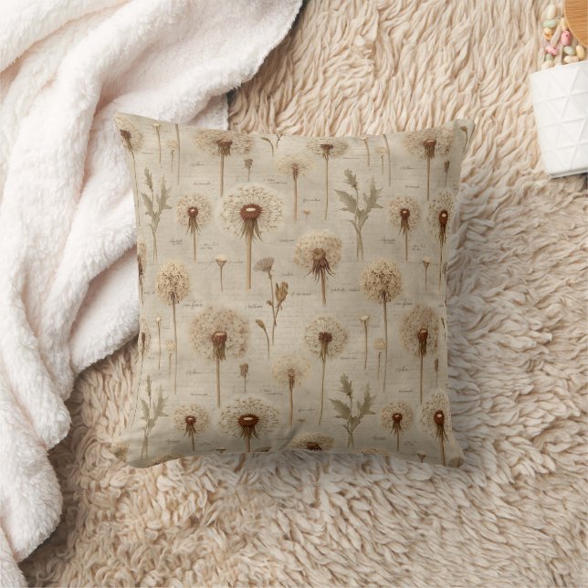 Vintage Botanical Floral Pattern (10) Cushion (Blanket)