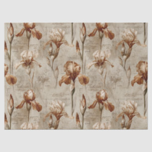 Vintage Botanical Floral Pattern (4) Tissue Paper