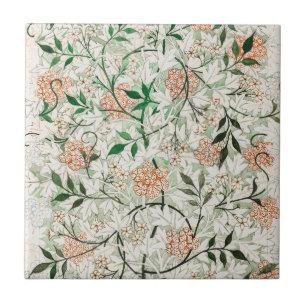 Vintage Botanical Floral Pattern – Decorative Cera Ceramic Tile