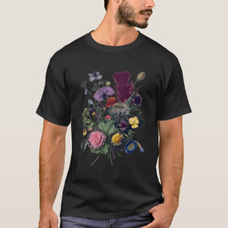 Vintage Botanical Flower Wildflower Garden Botany T-Shirt