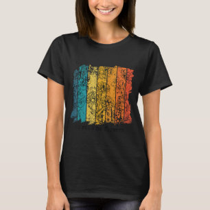 Vintage Botanical Flowers Quote, No Rain No Flower T-Shirt
