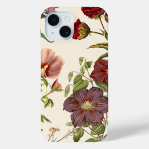 'Vintage Botanical Garden' iPhone 15 Case