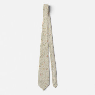 Vintage Botanical Garland Pattern Tie
