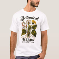 Vintage Botanical Herbs Collection, Elegant Nature
