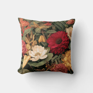 Vintage Botanical Illustration Cushion