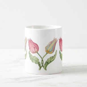 Vintage botanical illustration flower Tulip Coffee Mug
