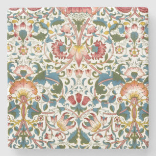 Vintage Botanical Morris Design Stoneware Stone Coaster