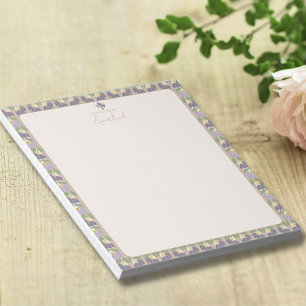 Vintage Botanical Notepad with Personalisation