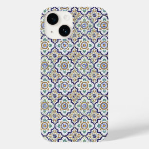 Vintage Botanical Ornamental Tiles Pattern Case-Mate iPhone 14 Case