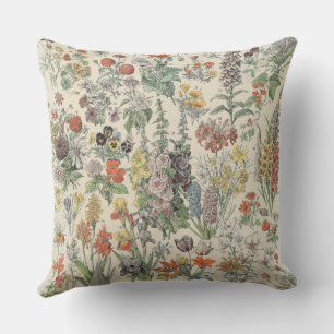 Vintage Botanical Pattern Cushion