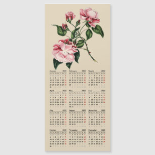 vintage botanical print 2022 calendar 